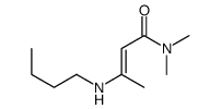 3-(butylamino)-N,N-dimethylbut-2-enamide结构式