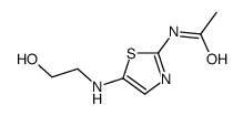 N-[5-(2-hydroxyethylamino)-1,3-thiazol-2-yl]acetamide Structure