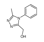 5-methyl-4-phenyl-4H-1,2,4-triazol-3-ylmethanol结构式