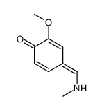 2-methoxy-4-[(methylimino)methyl]phenol Structure