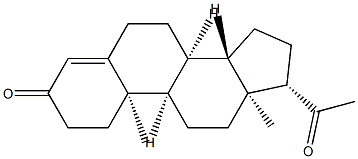 (9β)-Pregn-4-ene-3,20-dione structure