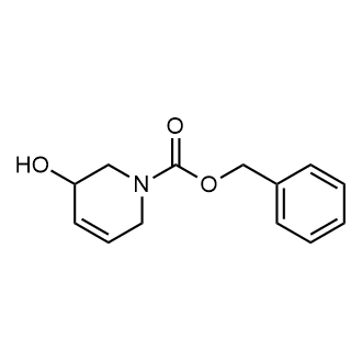 3-羟基-3,6-二氢吡啶-1(2H)-羧酸苄酯结构式