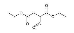 nitroso-succinic acid diethyl ester Structure