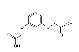 2-[3-(carboxymethoxy)-2,5-dimethylphenoxy]acetic acid Structure
