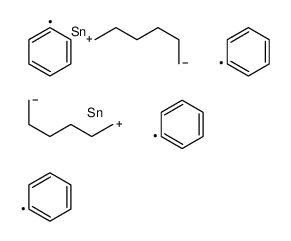 1,1,8,8-tetraphenyl-1,8-distannacyclotetradecane Structure