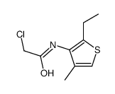 2-chloro-N-(2-ethyl-4-methylthiophen-3-yl)acetamide Structure