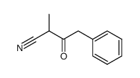 2-Methyl-3-oxo-4-phenylbutannitril Structure