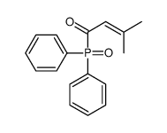1-diphenylphosphoryl-3-methylbut-2-en-1-one Structure