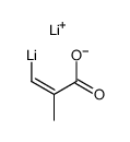 lithium (Z)-(2-carboxylatoprop-1-en-1-yl)lithium结构式