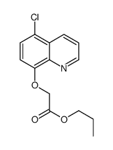 propyl 2-(5-chloroquinolin-8-yl)oxyacetate结构式