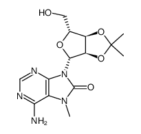 7,8-dihydro-2',3'-O-isopropylidene-7-methyl-8-oxoadenosine Structure