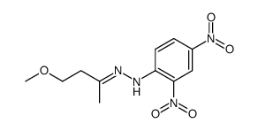 4-methoxy-butan-2-one-(2,4-dinitro-phenylhydrazone)结构式