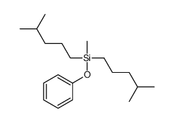 methyl-bis(4-methylpentyl)-phenoxysilane Structure