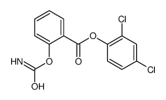 (2,4-dichlorophenyl) 2-carbamoyloxybenzoate结构式