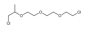 1-chloro-2-[2-[2-(2-chloroethoxy)ethoxy]ethoxy]propane结构式