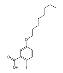 2-iodo-5-octoxybenzoic acid结构式