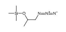 1-azidopropan-2-yloxy(trimethyl)silane结构式