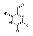 3-amino-5,6-dichloropyrazine-2-carbaldehyde structure