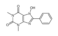 7-hydroxy-1,3-dimethyl-8-phenylxanthine结构式