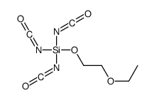 2-ethoxyethoxy(triisocyanato)silane结构式