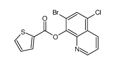 (7-bromo-5-chloroquinolin-8-yl) thiophene-2-carboxylate结构式