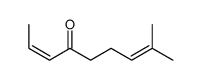 8-methylnona-2,7-dien-4-one Structure