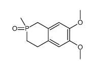 6,7-dimethoxy-2-methyl-3,4-dihydro-1H-isophosphinoline 2-oxide结构式