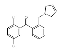 2,5-DICHLORO-2'-(3-PYRROLINOMETHYL) BENZOPHENONE picture