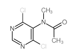 Acetamide,N-(4,6-dichloro-5-pyrimidinyl)-N-methyl- structure