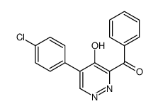 3-benzoyl-5-(4-chlorophenyl)-1H-pyridazin-4-one结构式