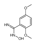 Benzenecarboximidamide, N-hydroxy-2,5-dimethoxy- (9CI) Structure