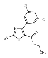 ethyl 2-amino-3,5-dichlorophenyl thiazole-5-carboxylate Structure