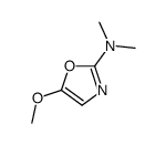 5-methoxy-N,N-dimethyl-1,3-oxazol-2-amine结构式