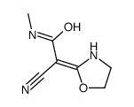 2-cyano-N-methyl-2-(1,3-oxazolidin-2-ylidene)acetamide Structure