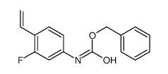benzyl N-(4-ethenyl-3-fluorophenyl)carbamate结构式