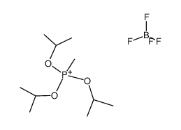 Methyltriisopropoxyphosphonium tetrafluoroborate结构式