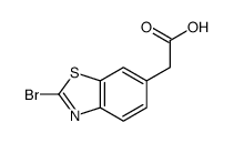 (2-Bromo-1,3-benzothiazol-6-yl)acetic acid图片