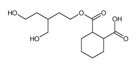 [5-hydroxy-3-(hydroxymethyl)pentyl] hydrogen cyclohexane-1,2-dicarboxylate structure