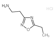 2-(5-ethyl-1,2,4-oxadiazol-3-yl)ethanamine,hydrochloride structure