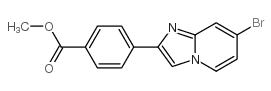 methyl 4-(7-bromoimidazo[1,2-a]pyridin-2-yl)benzoate Structure
