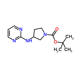 2-Methyl-2-propanyl 3-(2-pyrimidinylamino)-1-pyrrolidinecarboxylate picture