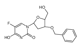 5-fluoro-1-[(2R,4S,5R)-5-(hydroxymethyl)-4-phenylmethoxyoxolan-2-yl]pyrimidine-2,4-dione Structure