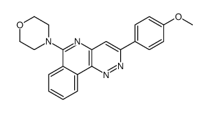 4-[3-(4-methoxyphenyl)pyridazino[4,3-c]isoquinolin-6-yl]morpholine Structure