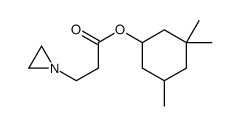 (3,3,5-trimethylcyclohexyl) 3-(aziridin-1-yl)propanoate Structure
