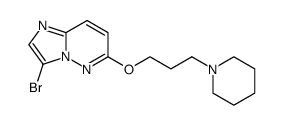 3-bromo-6-(3-piperidin-1-ylpropoxy)imidazo[1,2-b]pyridazine Structure