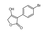 3-(4-bromophenyl)-4-hydroxyfuran-2(5H)-one Structure