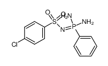 N-(4-chloro-benzenesulfonyl)-P-phenyl-phosphonimidic acid diamide Structure