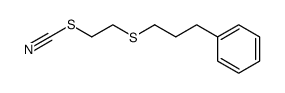 (3-phenyl-propyl)-(2-thiocyanato-ethyl)-sulfide结构式