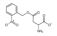 (2S)-2-amino-4-[(2-nitrophenyl)methoxy]-4-oxobutanoate结构式