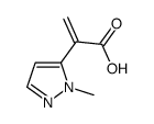 2-(2-methylpyrazol-3-yl)prop-2-enoic acid Structure